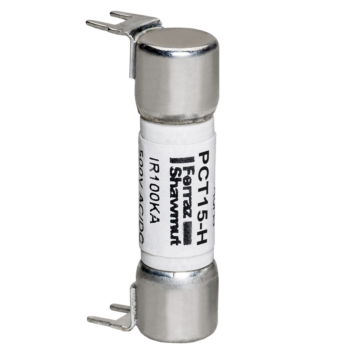 PCT15-H - PC Mount Fuse 500V 15A Time-Delay Double Hole Mount PCT - Midget Series